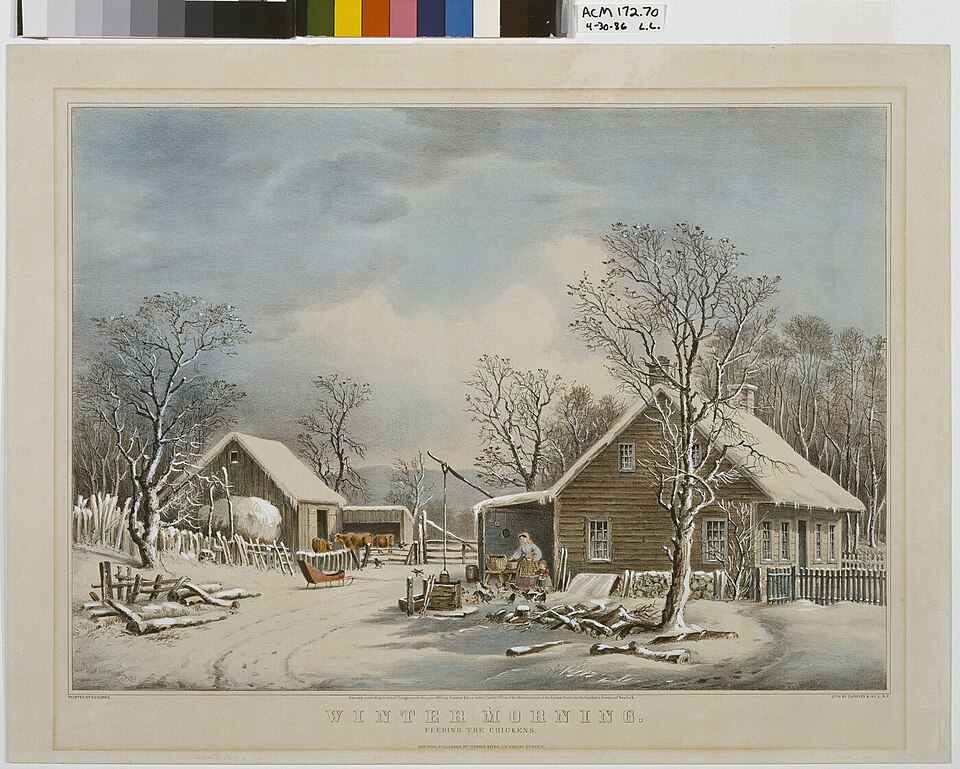 Winter Morning by Currier & Ives