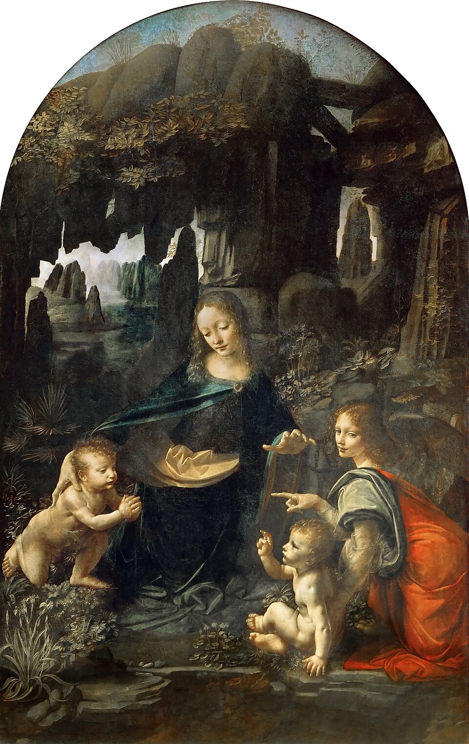 Virgin of the Rocks by Leonardo Da Vinci