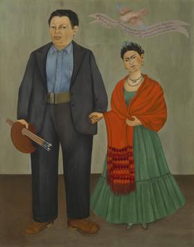 Frieda and Diego Rivera by Frida Kahlo