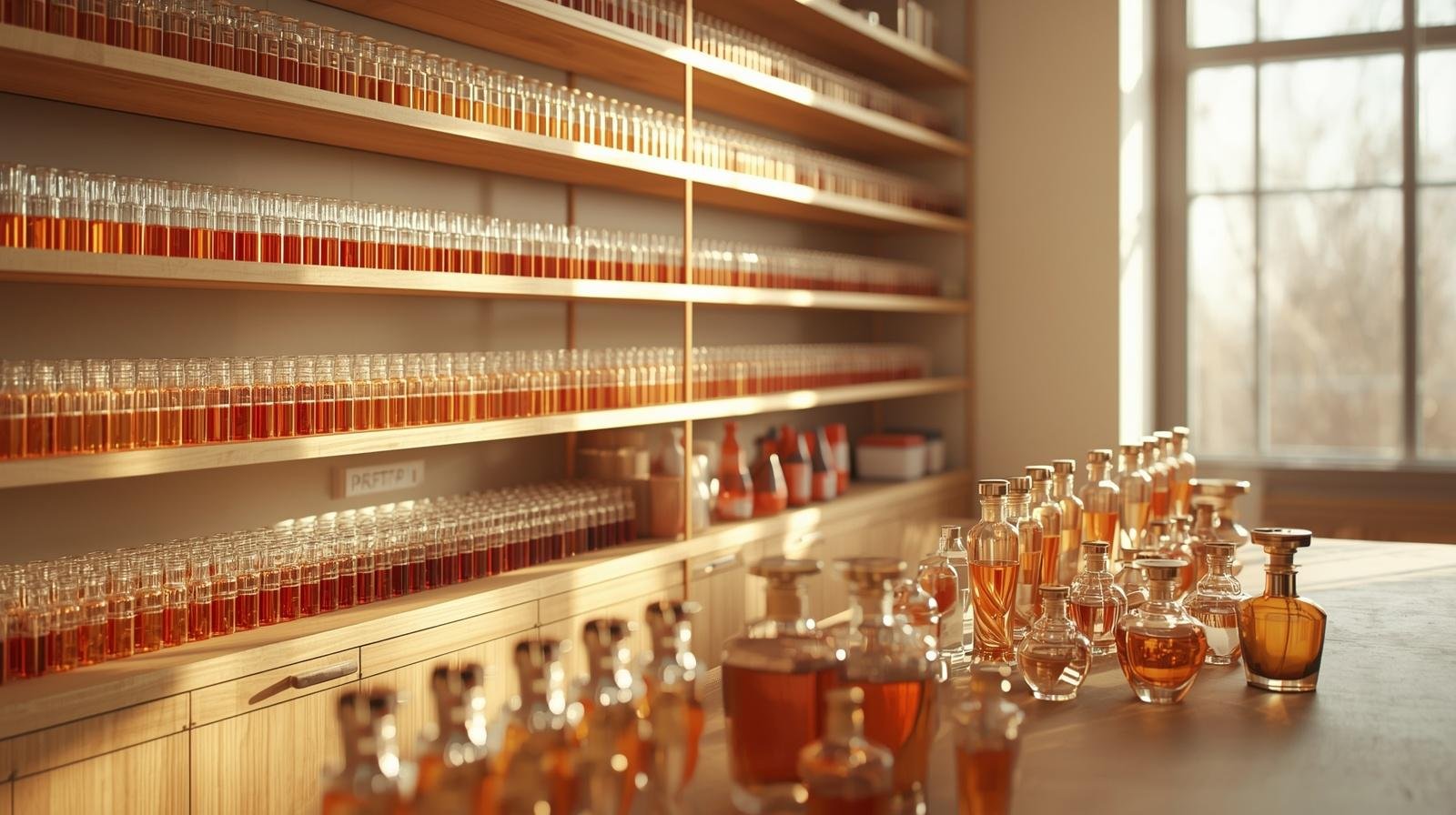 Perfumer organ workshop