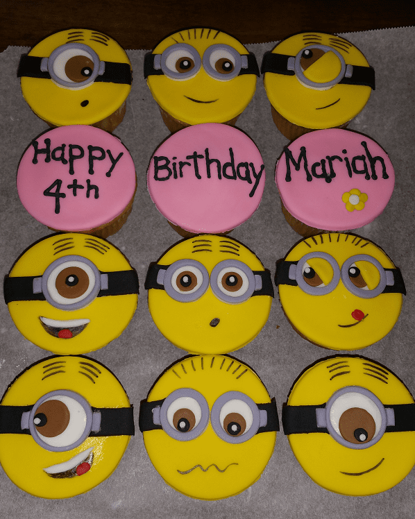 Minions Cup Cakes