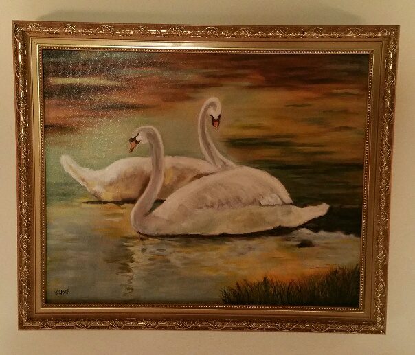 Swans 19x23