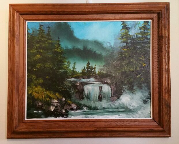 Waterfall Framed